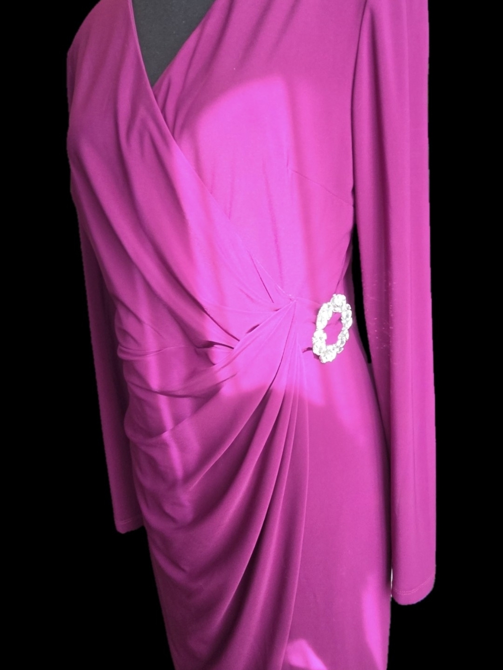 BNWT Frank Lyman Faux Wrap Dress